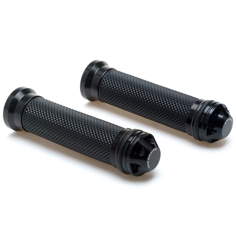 APE RACING Motorcycle 7/8" Hand Grips - Universal Gel Rubber CNC Billet Aluminum Handlebar Grip With Bar End For 7/8" Handle bar ATV Motorcycle - Image 4